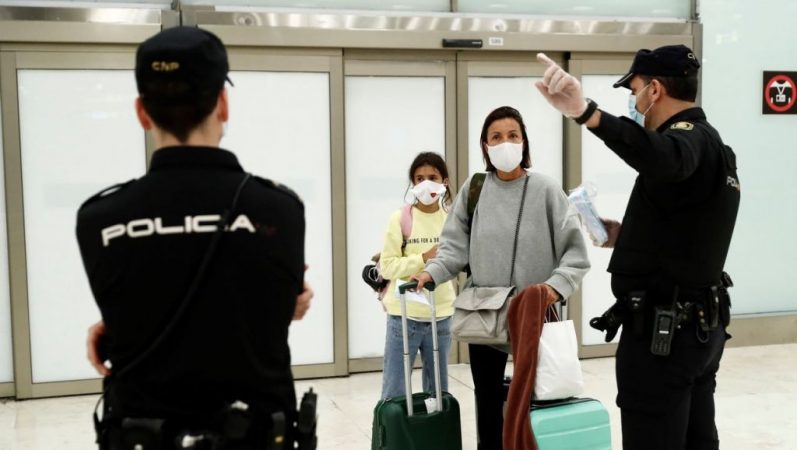 Viajes entre comunidad y la salud en España 