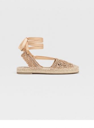 Alpargatas crochet atadas tendencia 2020 