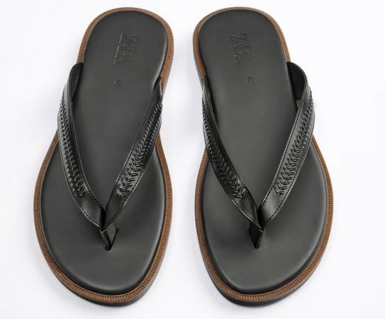 chanclas de zara para hombre
