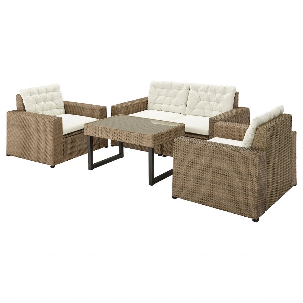 conjunto sillones y sofá + mesa Ikea