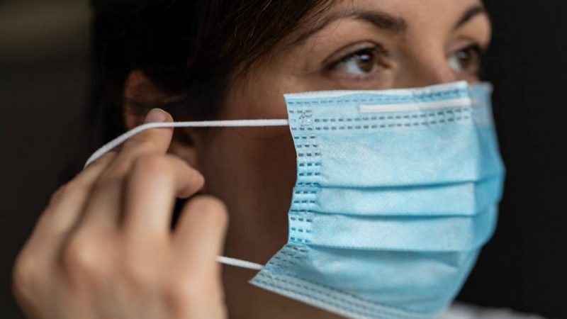 cuidado piel con tapabocas