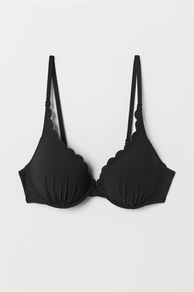 top bikini festoneado h&m