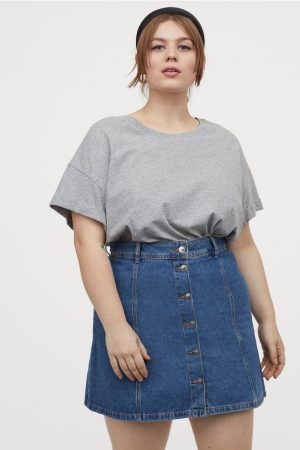 falda denim