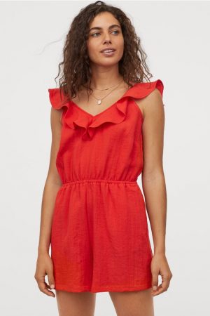 mono rojo h&m