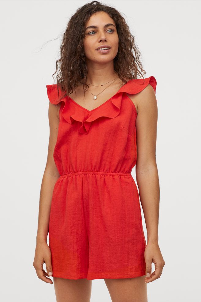 mono rojo h&m