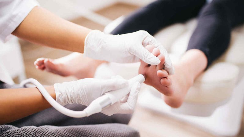 Pedicura y los tratamientos de belleza