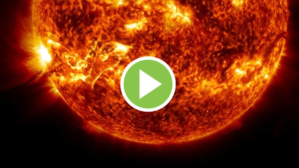 Reconstrucción visual del polo norte solar