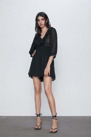 vestido transparencias