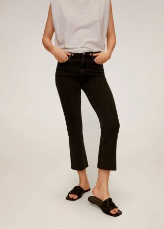jeans acampanados mango