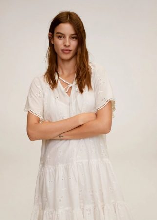 vestido detalles calados