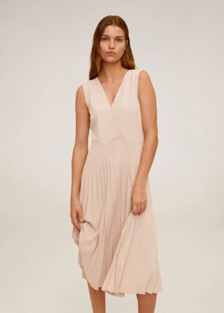 vestido plisado