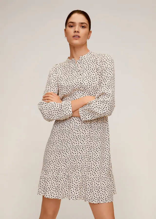 vestido estampado
