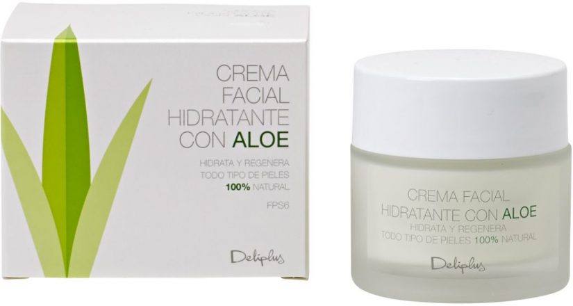 Cremas hidratantes DELIPLUS Crema Facial Hidratante con Aloe zoom Merca2.es