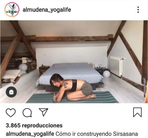 Estudia yoga en Instagram con @Almudena_yogalife