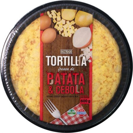Tortillas de patata HACENDADO MERCADONA TORTILLA FRESCA DE PATATA CON CEBOLLA zoom Merca2