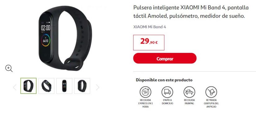 Pulsera inteligente XIAOMI Mi Band 4 