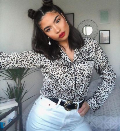 camisa animal print primark