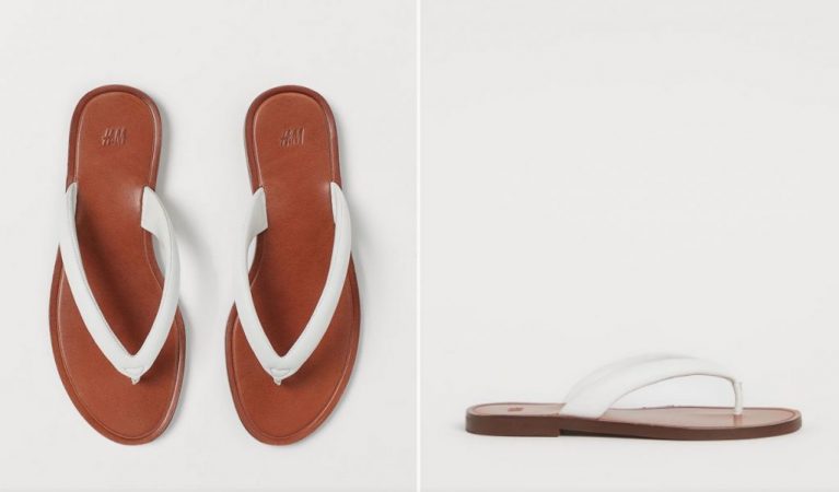 chancletas de dedo H&M & Stradivarius