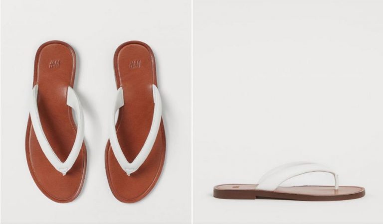 Chancletas H&M, Stradivarius