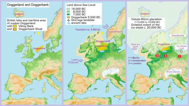 mapa, lugares: Doggerland
