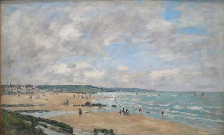 Boudin, playas - cuadros inspirados en paisajes