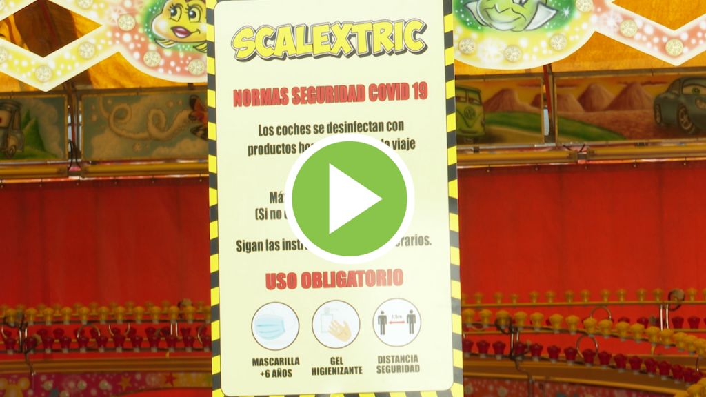 La primera feria de atracciones con medidas antiCovid en Valencia