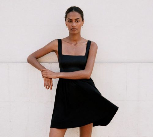 VESTIDO CORTO DE FIESTA BARATO DE ZARA