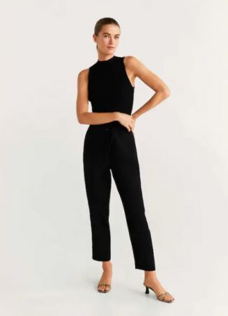 Pantalón recto traje 