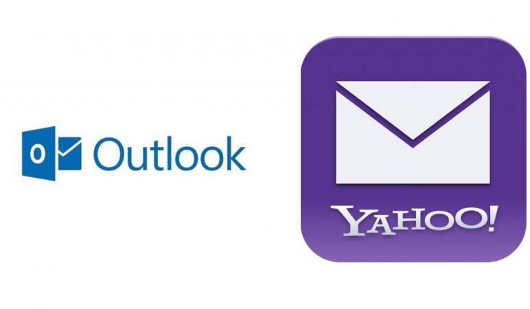 Logos Outlook, Yahoo - Gmail