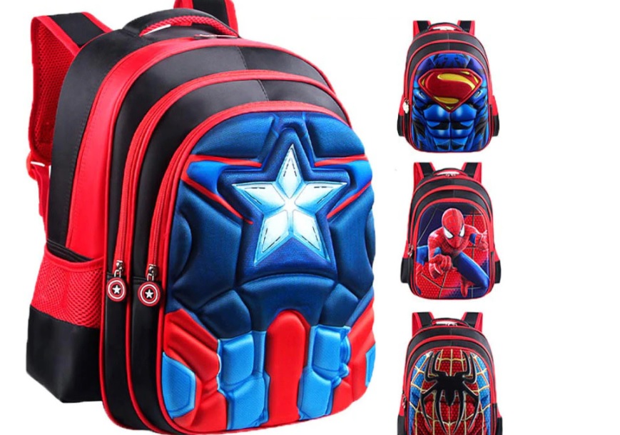 mochila superheroes