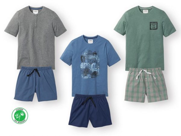 pijama corto hombre lidl