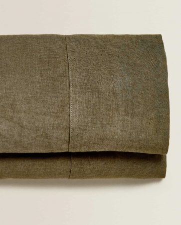 Sábana Kaki Zara Home