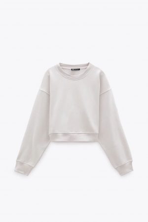 sudadera básica Zara