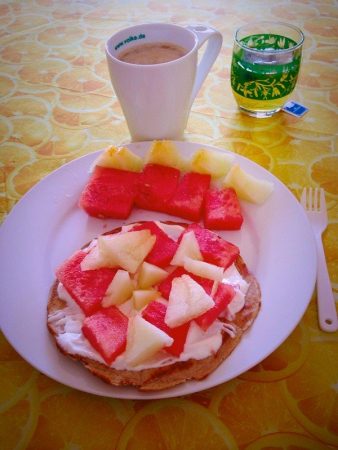 Incluye sandía en tu desayuno de estas creativas formas 43 Merca2.es torta avena Merca2.es