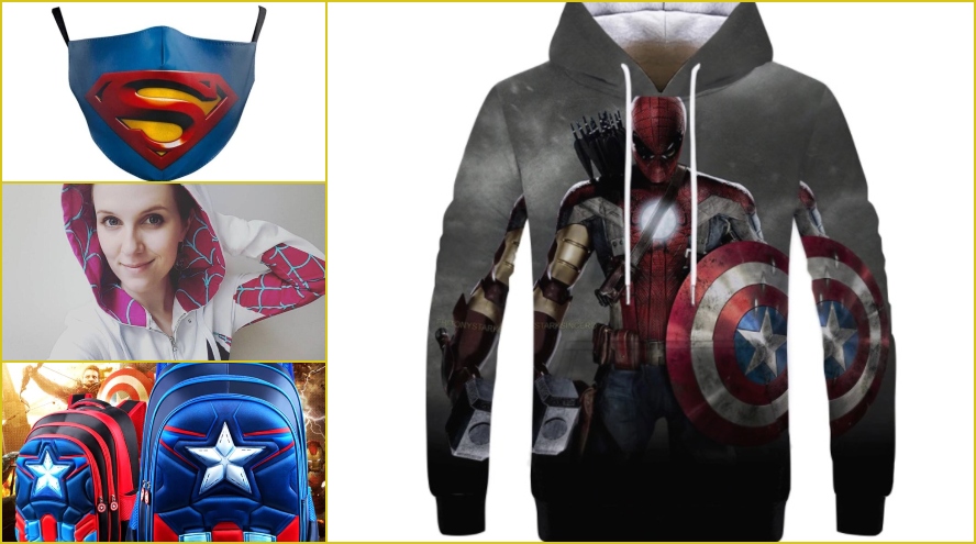 Aliexpress: sudaderas y accesorios de superhéroes a precios increíbles