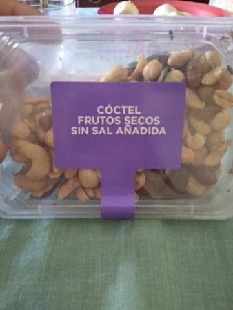 Cóctel frutos secos sin sal 