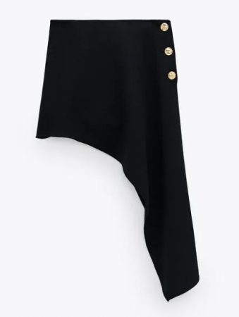 FALDA ASIMÉTRICA BOTONES 