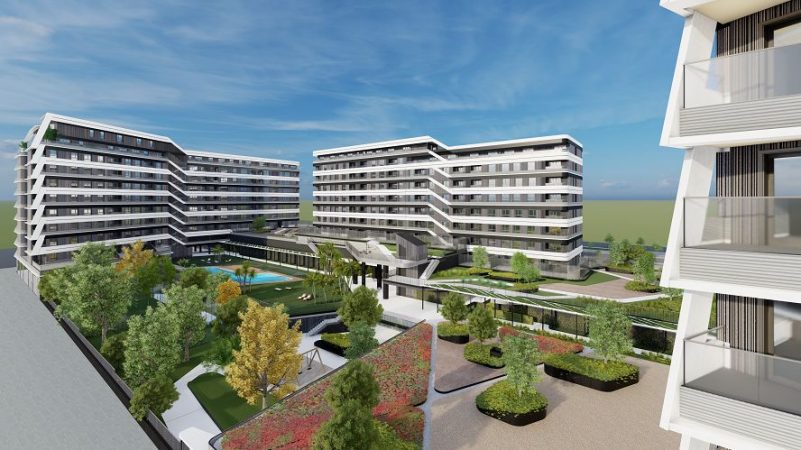 A&G y Hines invierten 75 millones para transformar unas oficinas vacías en 400 alojamientos en Madrid 1 Merca2 Hines Valdebebas 125 Vista zonas comunes Merca2