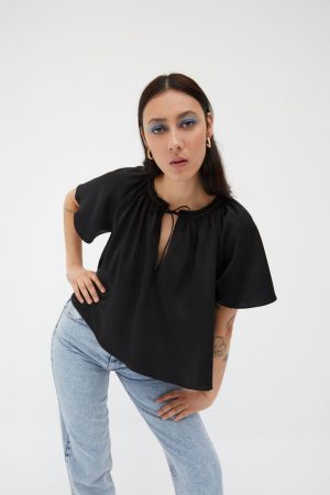blusa manga capa sfera