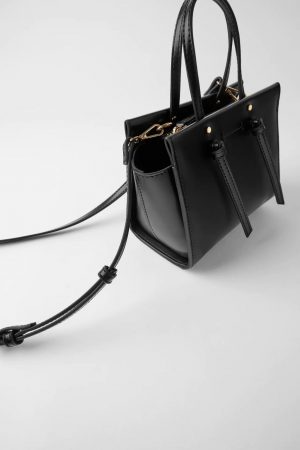 bolso mini city nudos zara