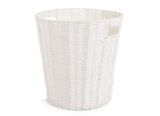 cesta de cuerda de papel