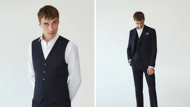 chaleco para hombre, Mango