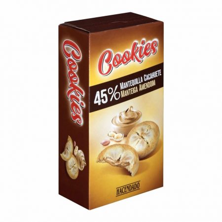 cookies rellenas mantequilla ccahuete mercadona