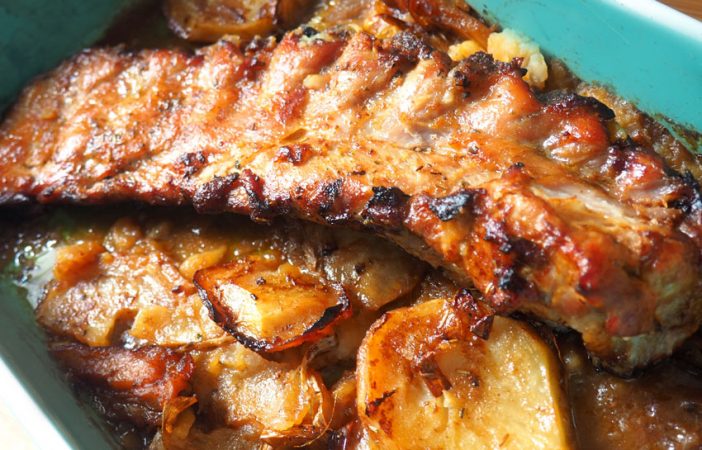 costillas de cerdo al horno receta Merca2.es