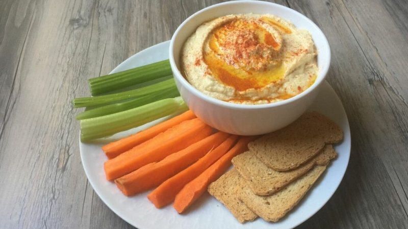 hummus-crudités