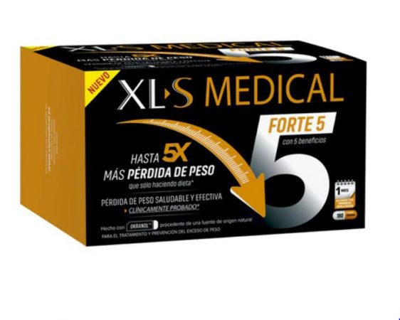 180 Cápsulas Captagrasas Forte 5 XLS Medical