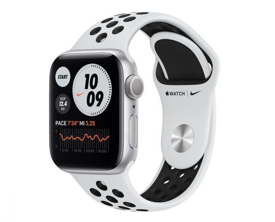 Apple Watch Nike Series 6 GPS, 40 mm Caja de aluminio en plata 