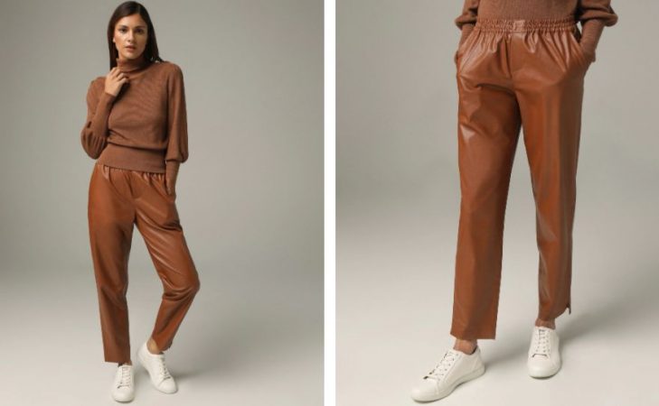 Pantalón jogging de mujer de polipiel - TINTORETTO- El Corte Inglés