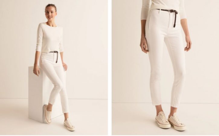 pantalon blanco ofertas El Corte Inglés