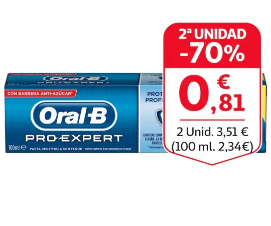 Dentífrico, pasta de dientes OralB ALcampo